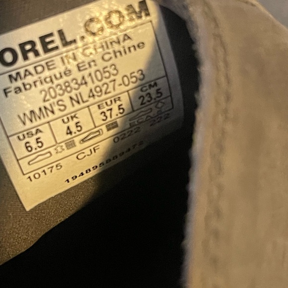 Sorel Women Joan of Arctic Ankle Leather Wedge Boots shoes sz 6.5 new - Picture 4 of 15